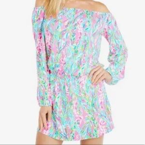 Lilly Pulitzer Unicorn of the Sea Romper Small